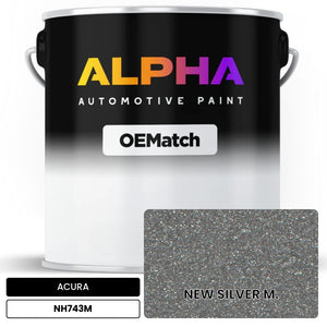 ACURA NEW SILVER M. NH743M | OEMatch Automotive Basecoat