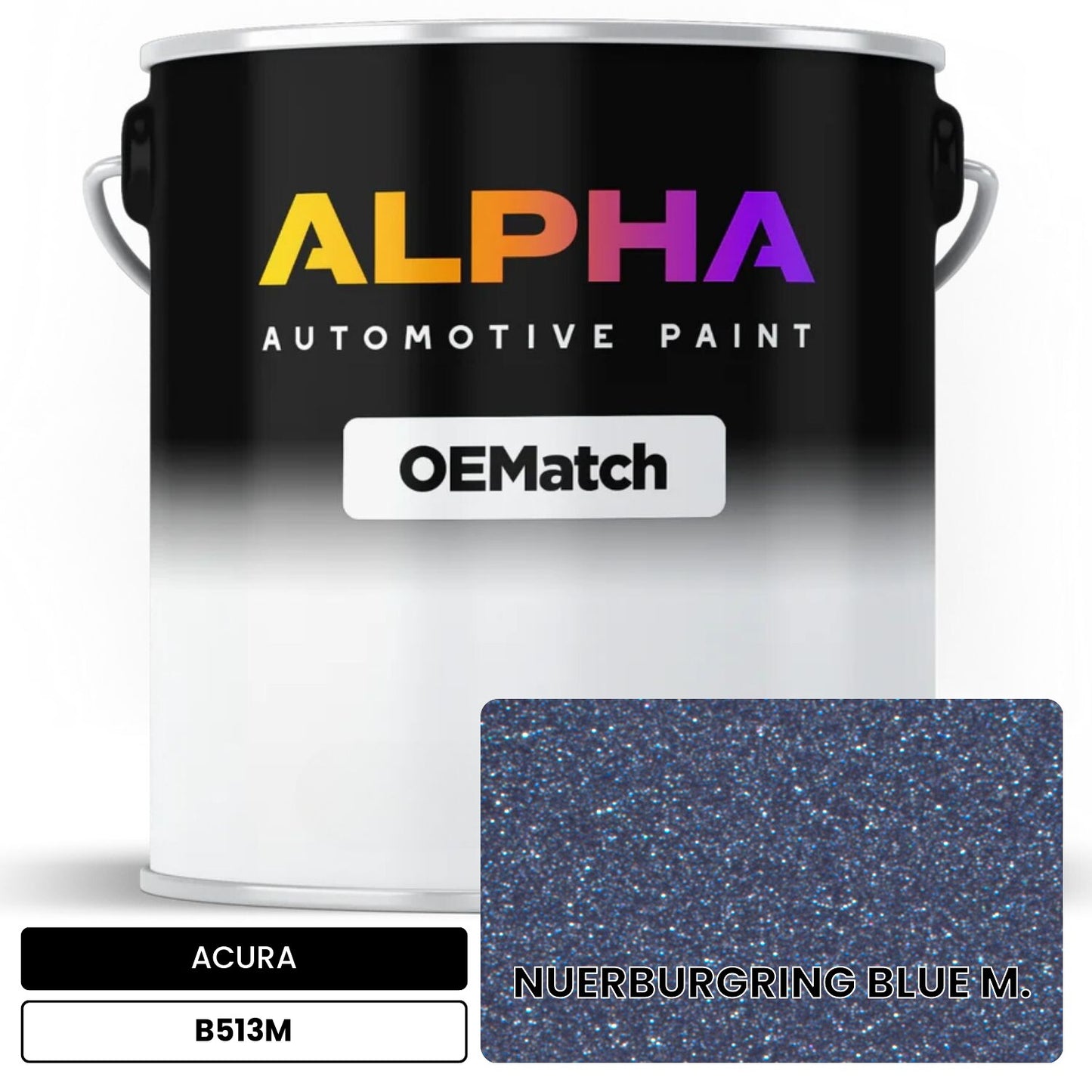 ACURA NUERBURGRING BLUE M. B513M OEMatch Basecoat