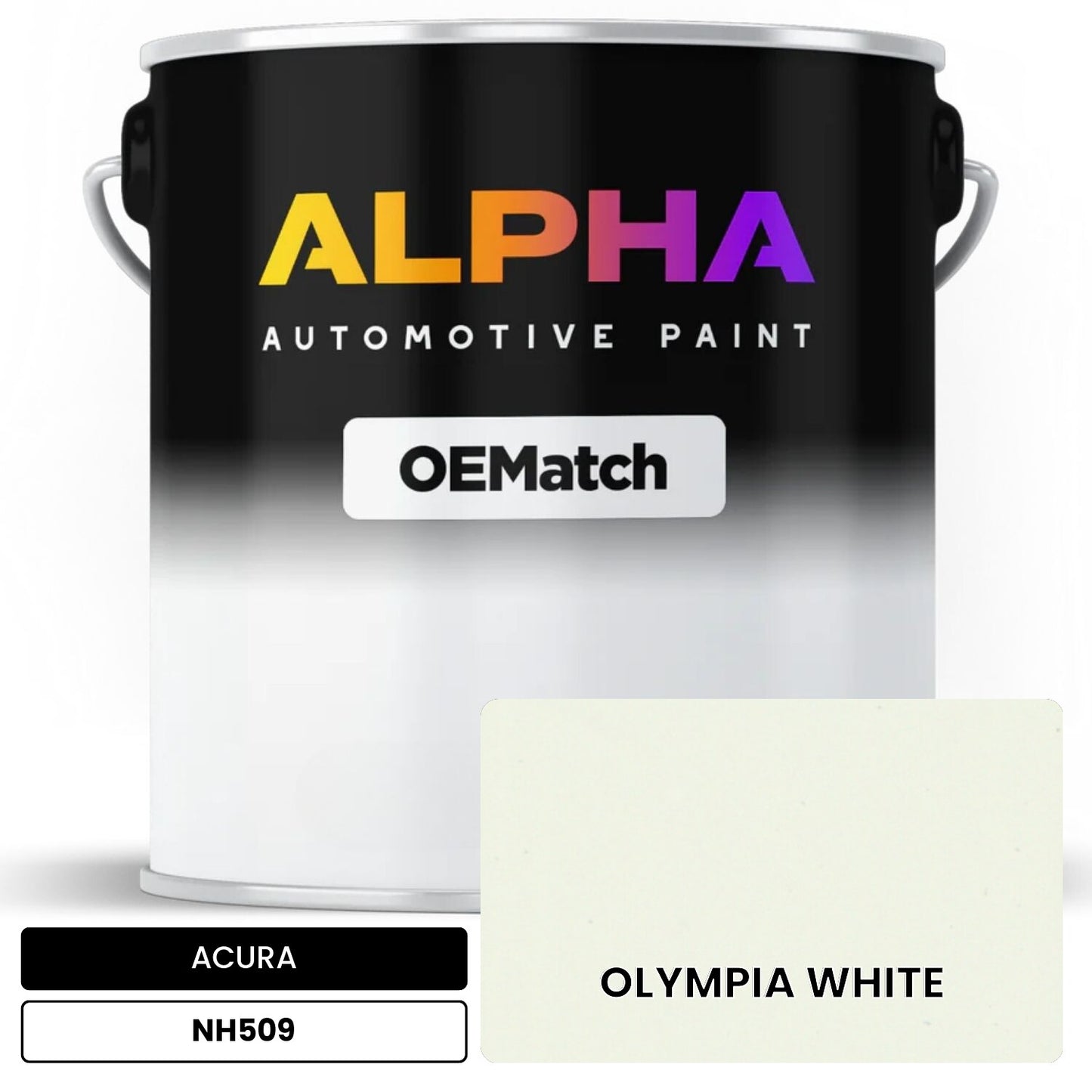 ACURA OLYMPIA WHITE NH509 OEMatch Basecoat