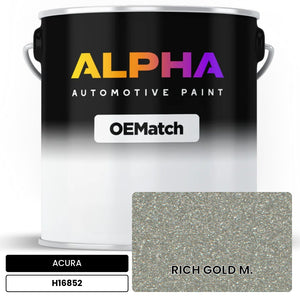 ACURA RICH GOLD M. H16852 | OEMatch Automotive Basecoat