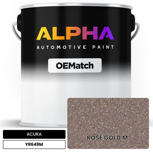 ACURA ROSE GOLD M. YR649M OEMatch Basecoat