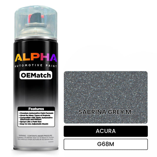 ACURA SABRINA GREY M. G68M OEMatch Spraycan