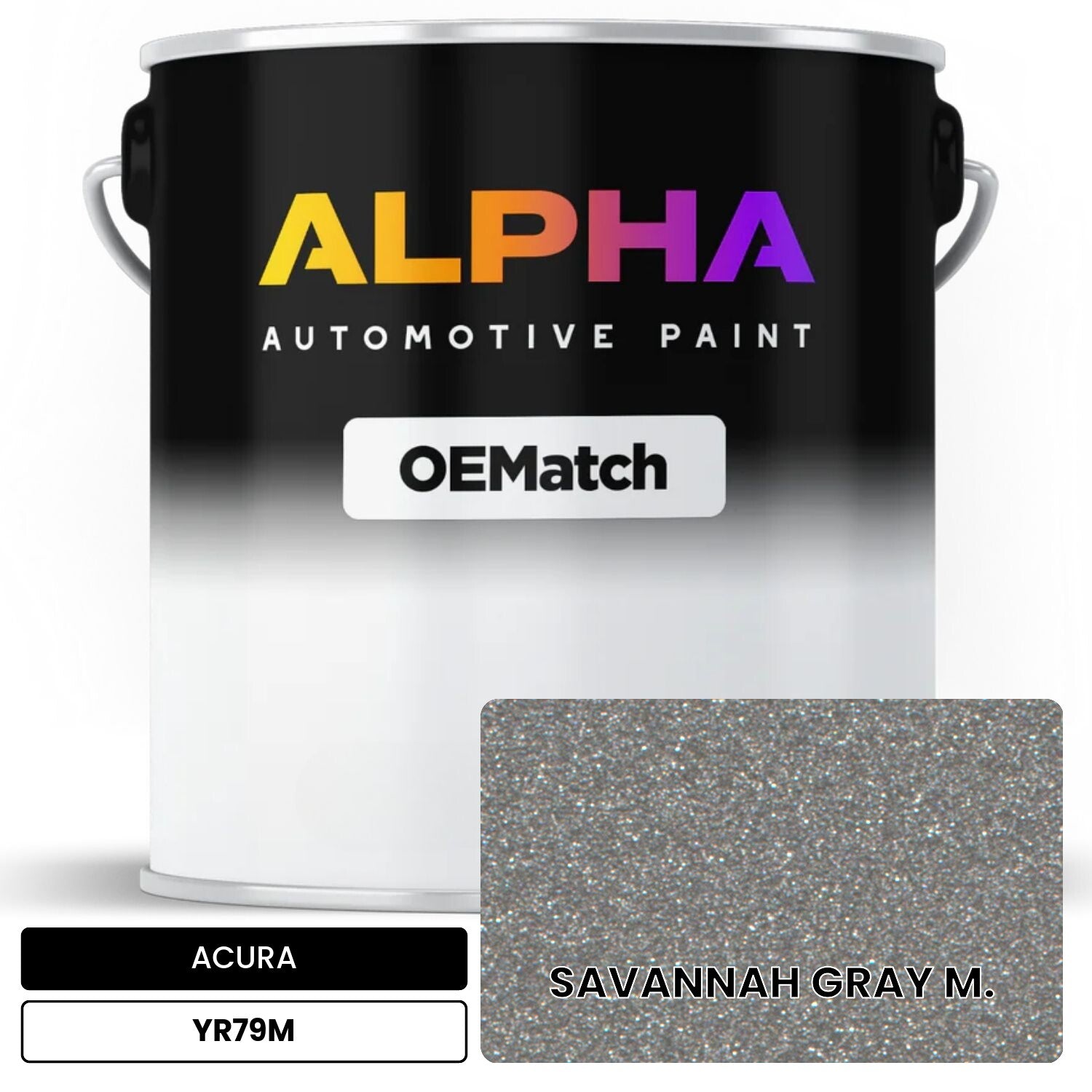ACURA SAVANNAH GRAY M. YR79M OEMatch Basecoat