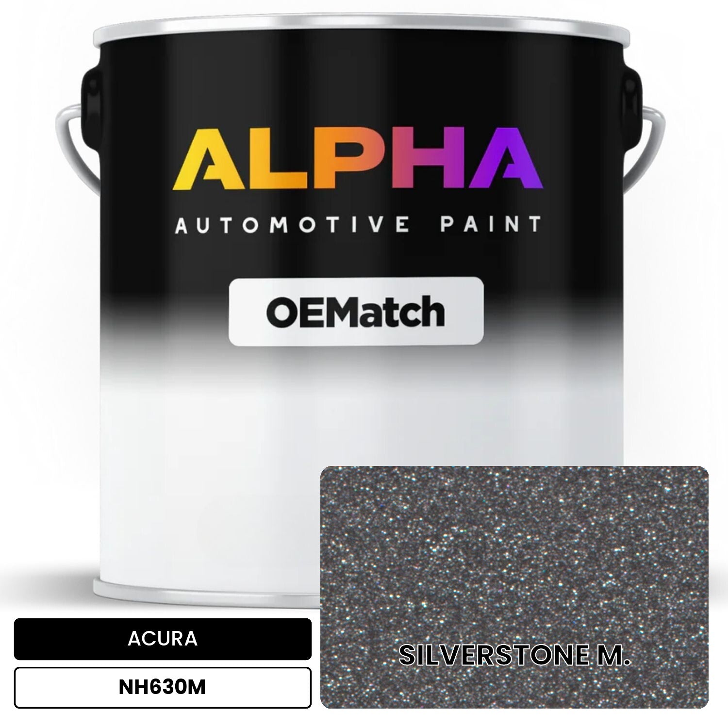 ACURA SILVERSTONE M. NH630M OEMatch Basecoat
