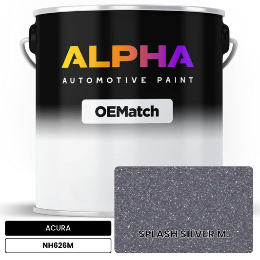 ACURA SPLASH SILVER M. NH626M OEMatch Basecoat