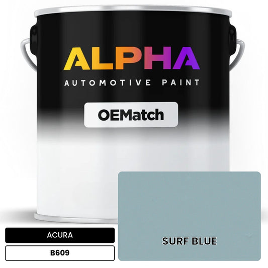 ACURA SURF BLUE B609 OEMatch Basecoat
