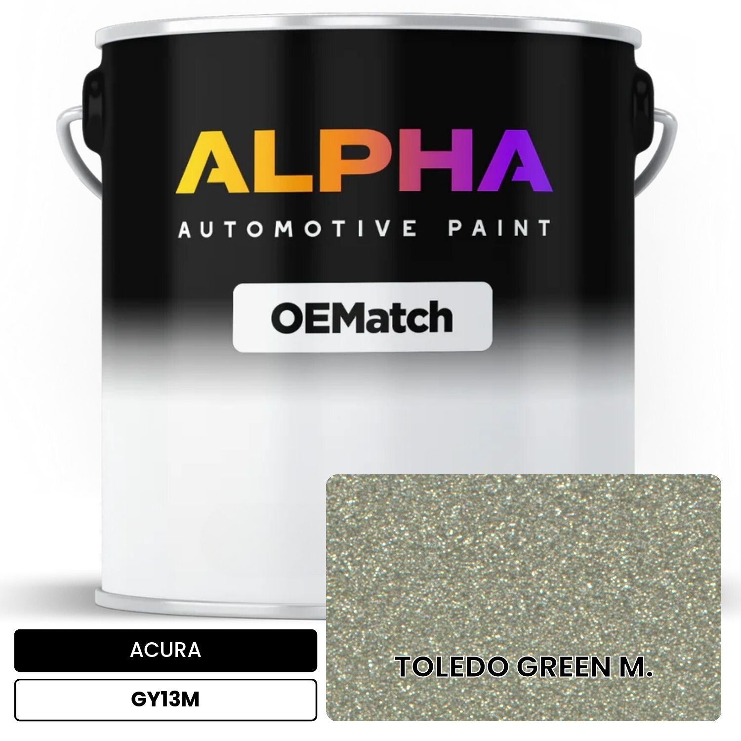 ACURA TOLEDO GREEN M. GY13M OEMatch Basecoat