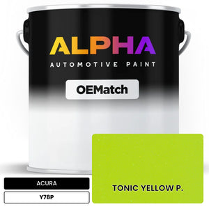 ACURA TONIC YELLOW P. Y78P | OEMatch Automotive Basecoat