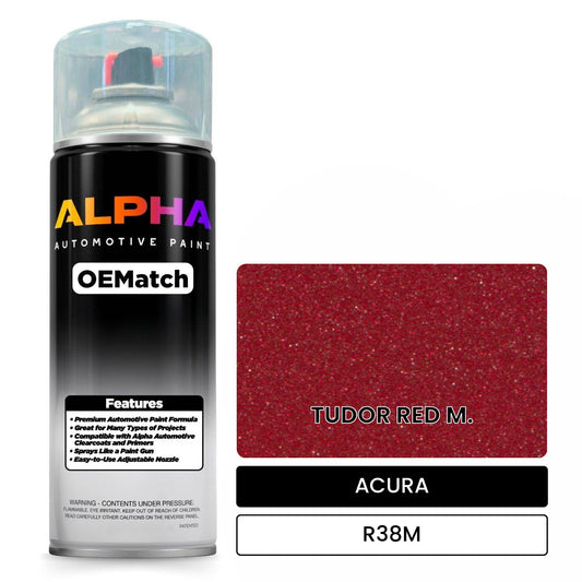 ACURA TUDOR RED M. R38M OEMatch Spraycan