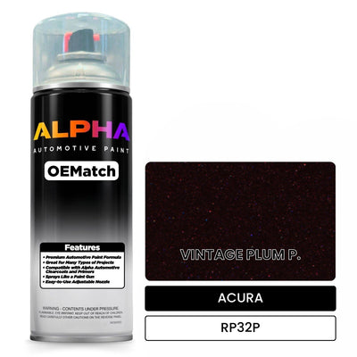 ACURA VINTAGE PLUM P. RP32P | OEMatch Automotive Spraycan