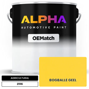 AGRICULTURAL BOGBALLE GEEL 21116 | OEMatch Automotive Basecoat