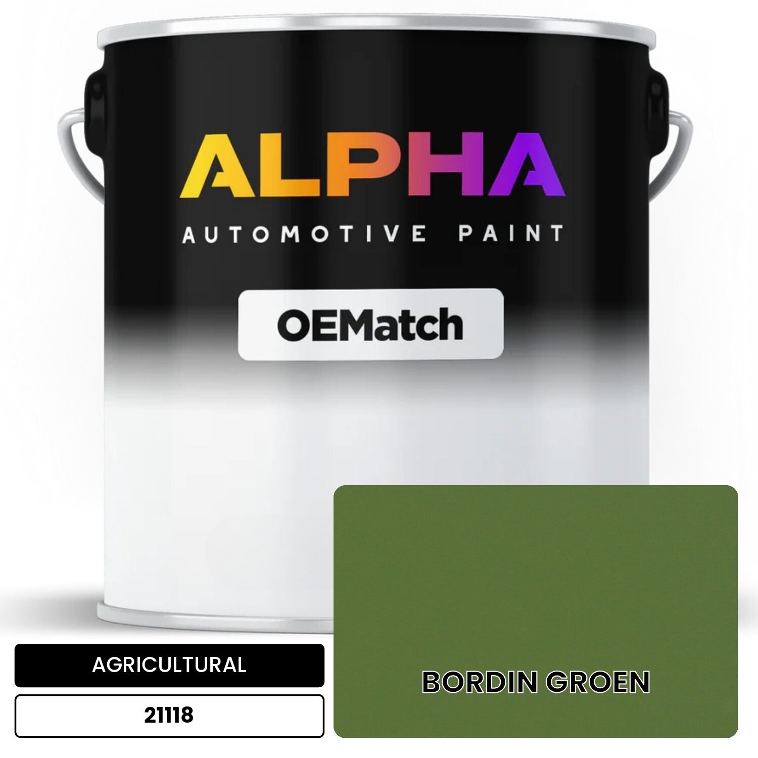 AGRICULTURAL BORDIN GROEN 21118 OEMatch Basecoat