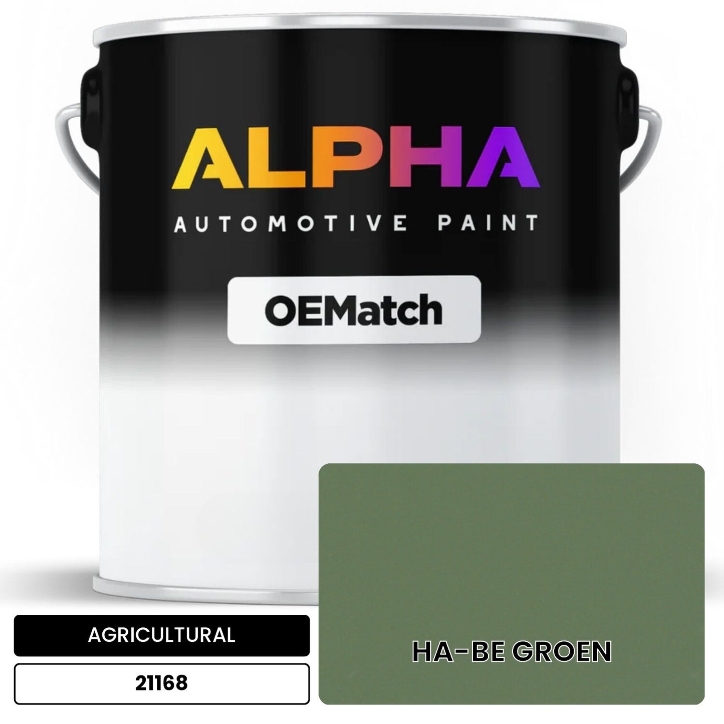 AGRICULTURAL HA-BE GROEN 21168 OEMatch Basecoat