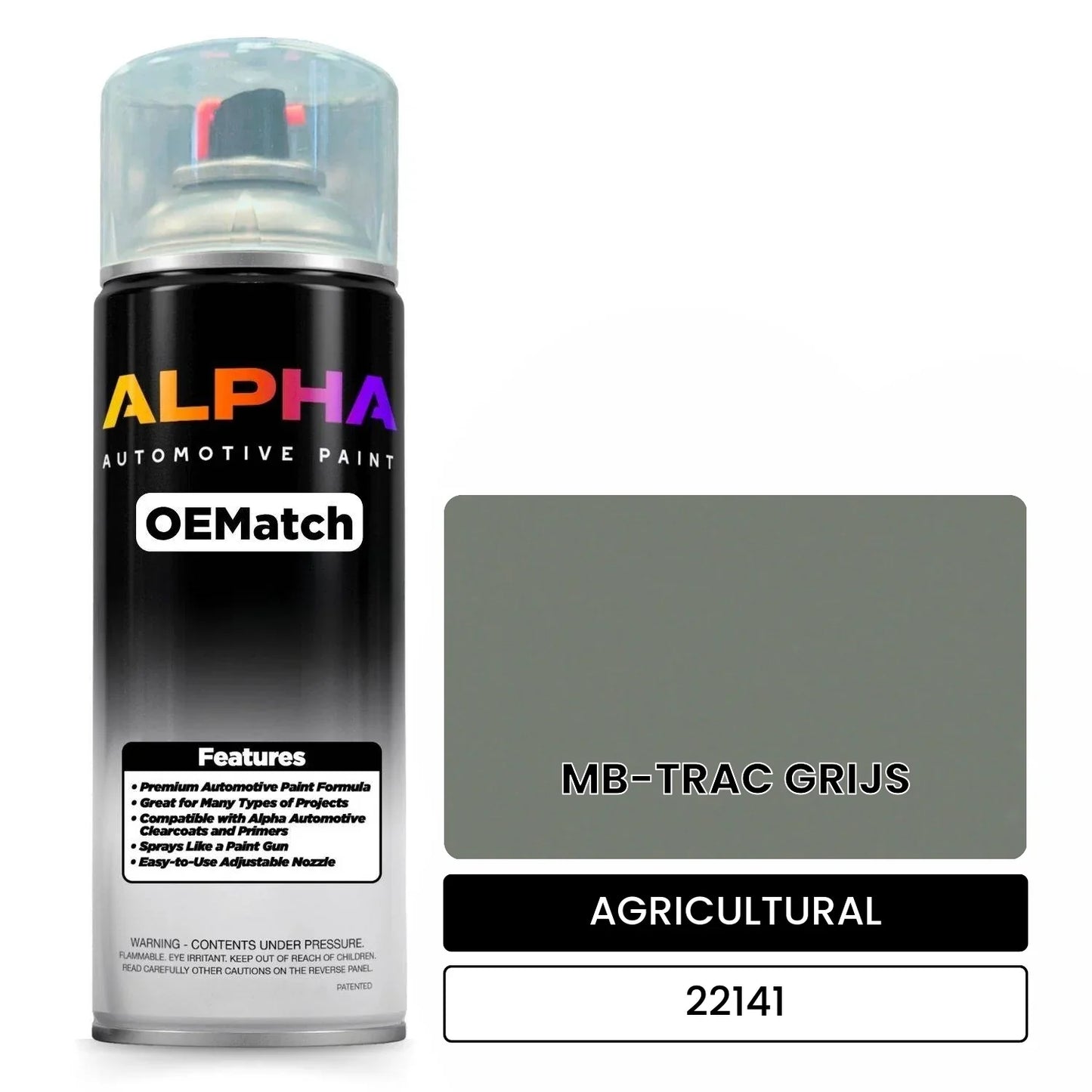 AGRICULTURAL MB-TRAC GRIJS 22141 OEMatch Spraycan