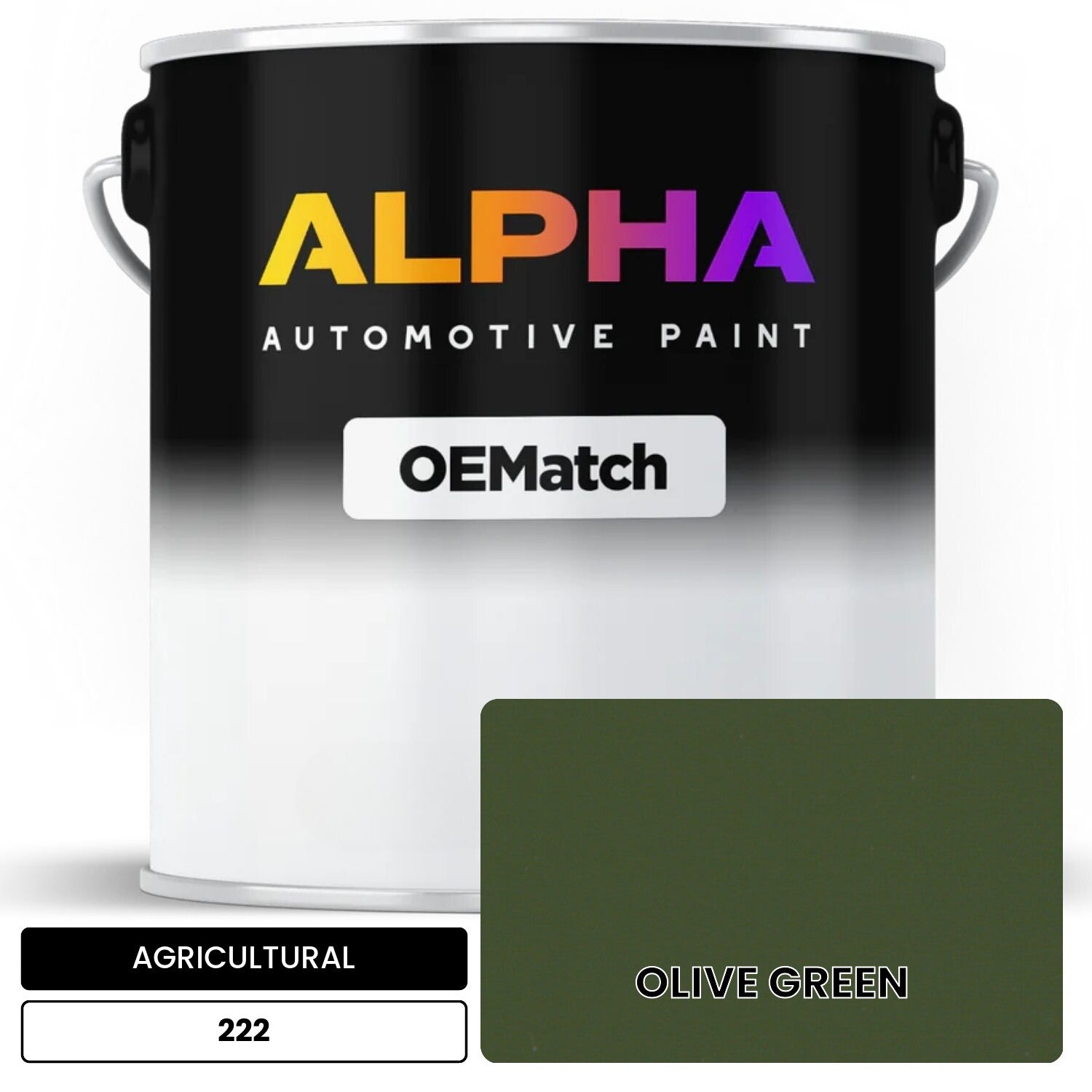 AGRICULTURAL OLIVE GREEN 222 OEMatch Basecoat