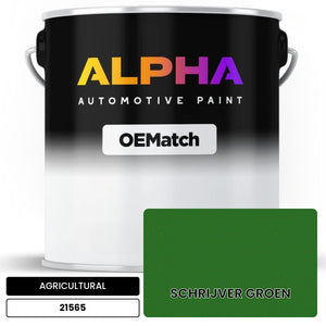 AGRICULTURAL SCHRIJVER GROEN 21565 | OEMatch Automotive Basecoat