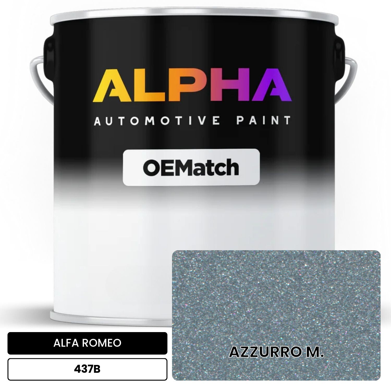 ALFA ROMEO AZZURRO M. 437B OEMatch Basecoat