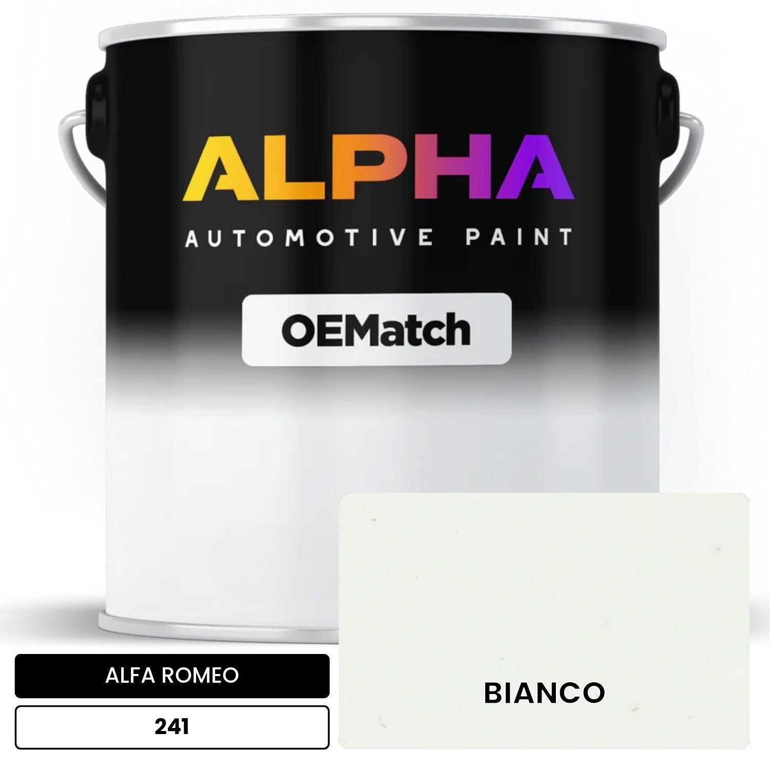 ALFA ROMEO BIANCO 241 OEMatch Basecoat