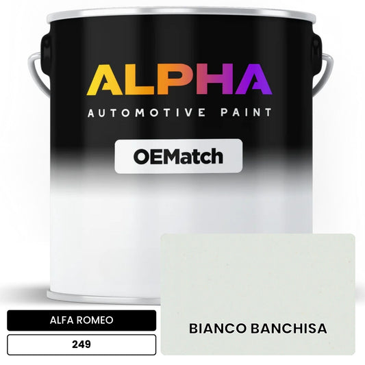 ALFA ROMEO BIANCO BANCHISA 249 OEMatch Basecoat