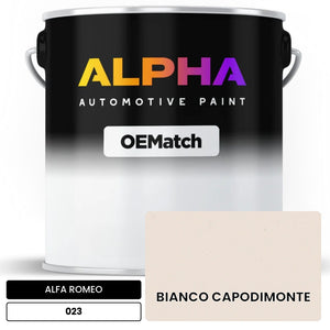 ALFA ROMEO BIANCO CAPODIMONTE 023 | OEMatch Automotive Basecoat