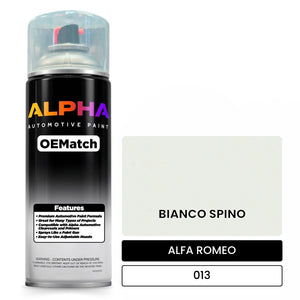 ALFA ROMEO BIANCO SPINO 013 | OEMatch Automotive Spraycan