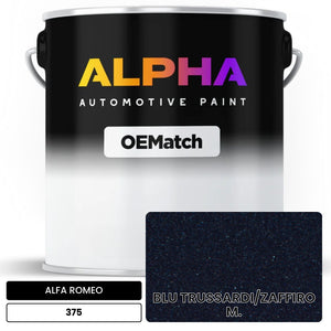 ALFA ROMEO BLU TRUSSARDI/ZAFFIRO M. 375 | OEMatch Automotive Basecoat