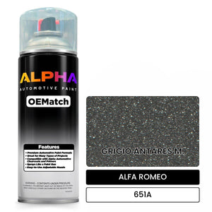 ALFA ROMEO GRIGIO ANTARES M. 651A | OEMatch Automotive Spraycan