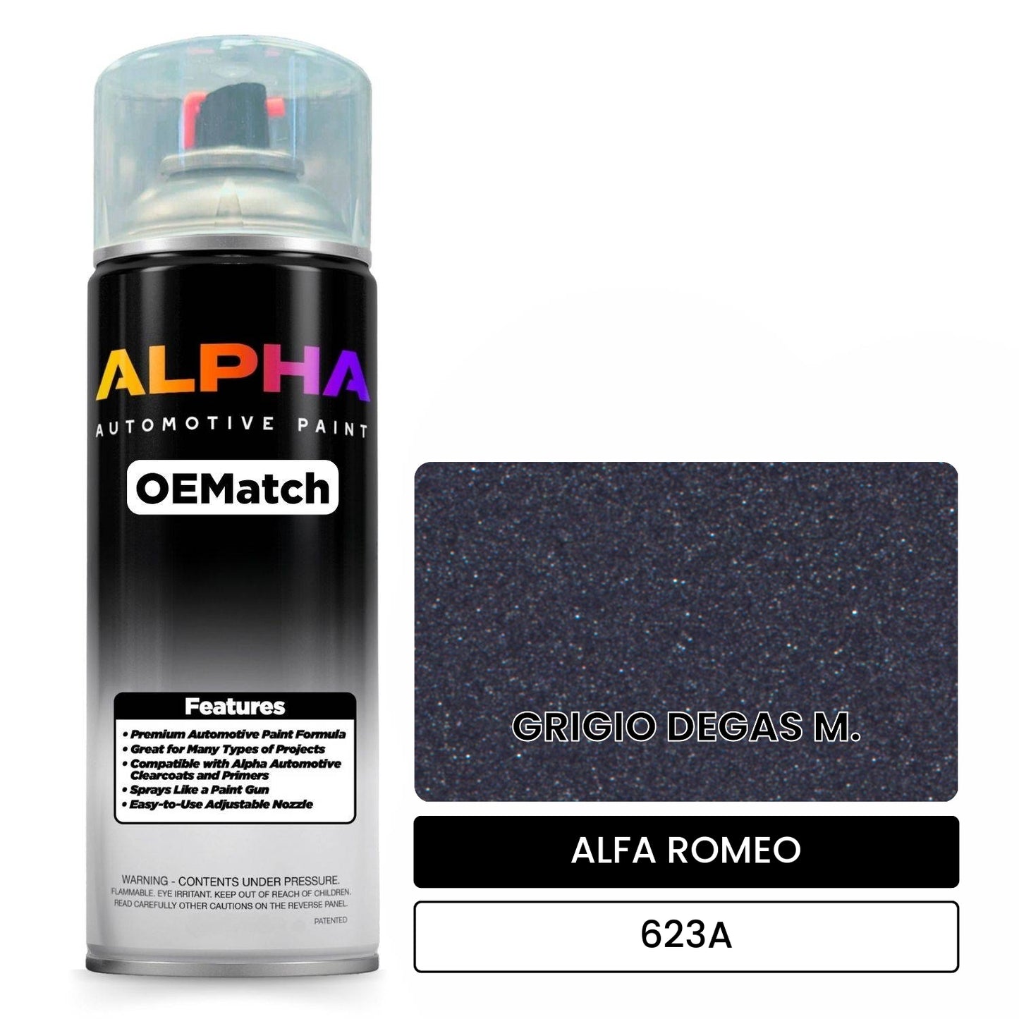 ALFA ROMEO GRIGIO DEGAS M. 623A OEMatch Spraycan