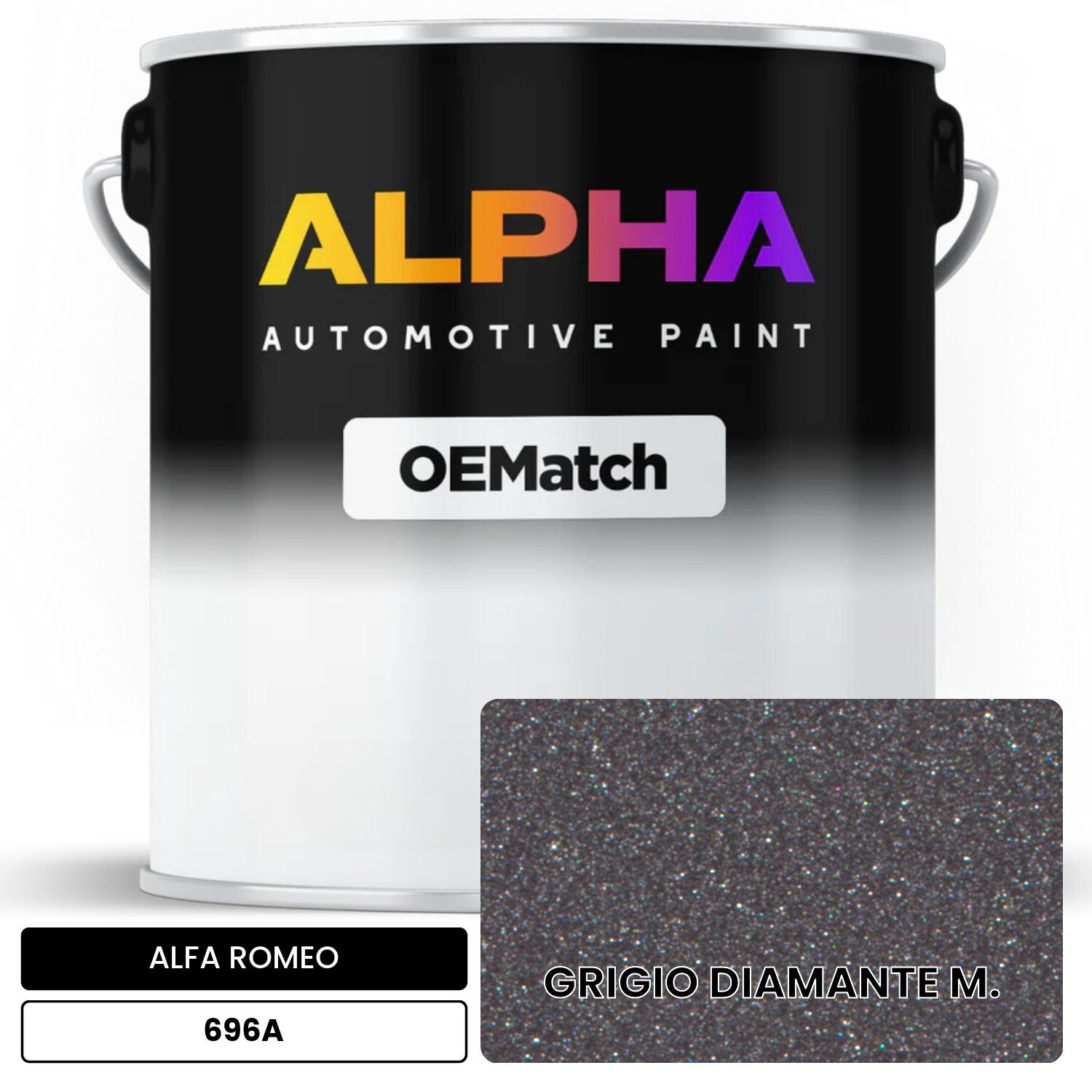 ALFA ROMEO GRIGIO DIAMANTE M. 696A OEMatch Basecoat