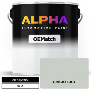 ALFA ROMEO GRIGIO LUCE 631A | OEMatch Automotive Basecoat
