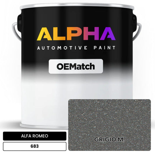 ALFA ROMEO GRIGIO M. 683 OEMatch Basecoat