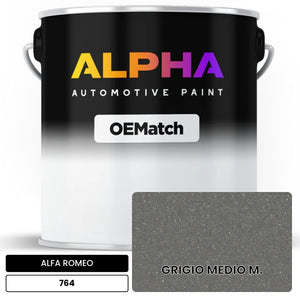 ALFA ROMEO GRIGIO MEDIO M. 764 | OEMatch Automotive Basecoat