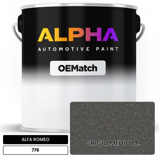 ALFA ROMEO GRIGIO MEDIO M. 776 OEMatch Basecoat