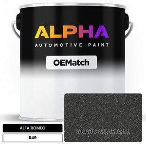 ALFA ROMEO GRIGIO QUARTZ M. 649 | OEMatch Automotive Basecoat