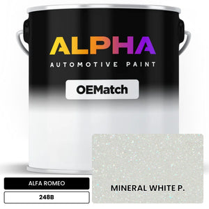 ALFA ROMEO MINERAL WHITE P. 248B | OEMatch Automotive Basecoat