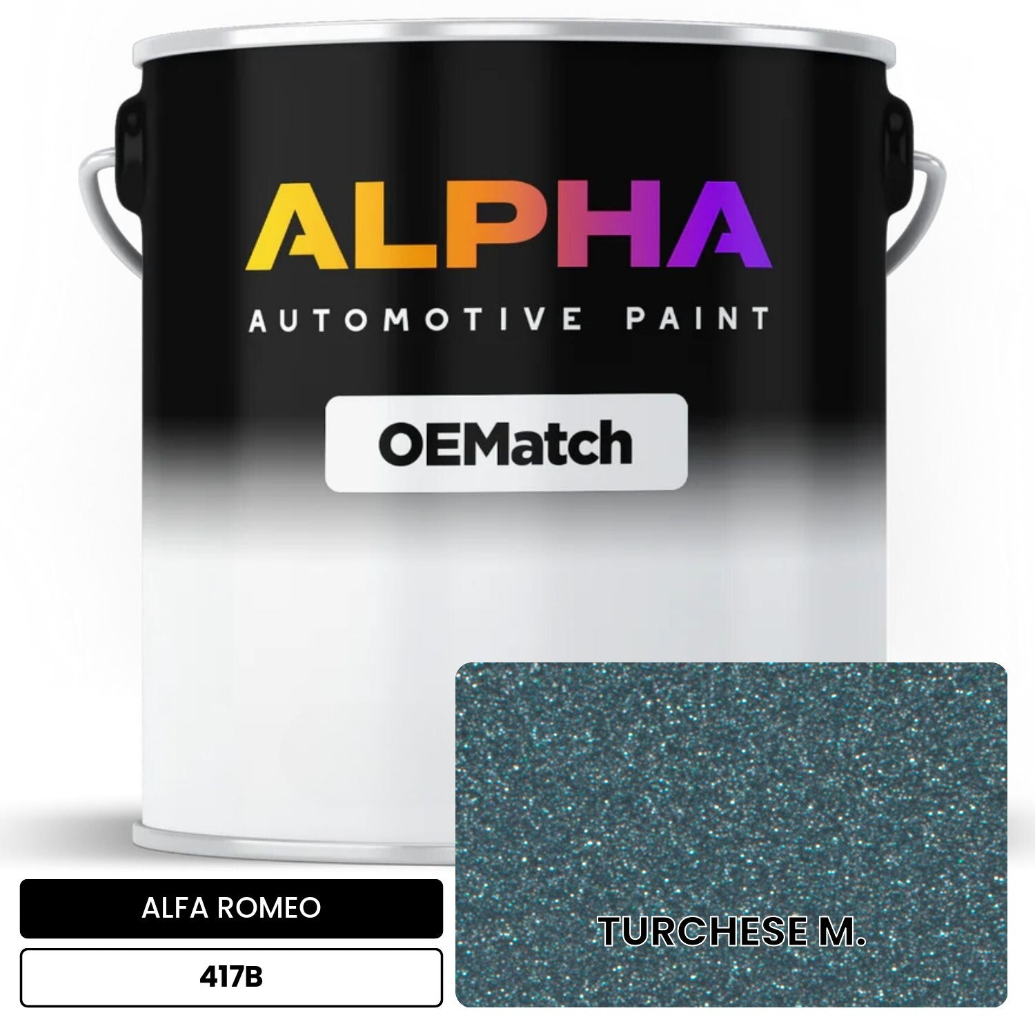 ALFA ROMEO TURCHESE M. 417B OEMatch Basecoat