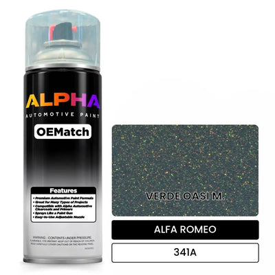 ALFA ROMEO VERDE OASI M. 341A | OEMatch Automotive Spraycan