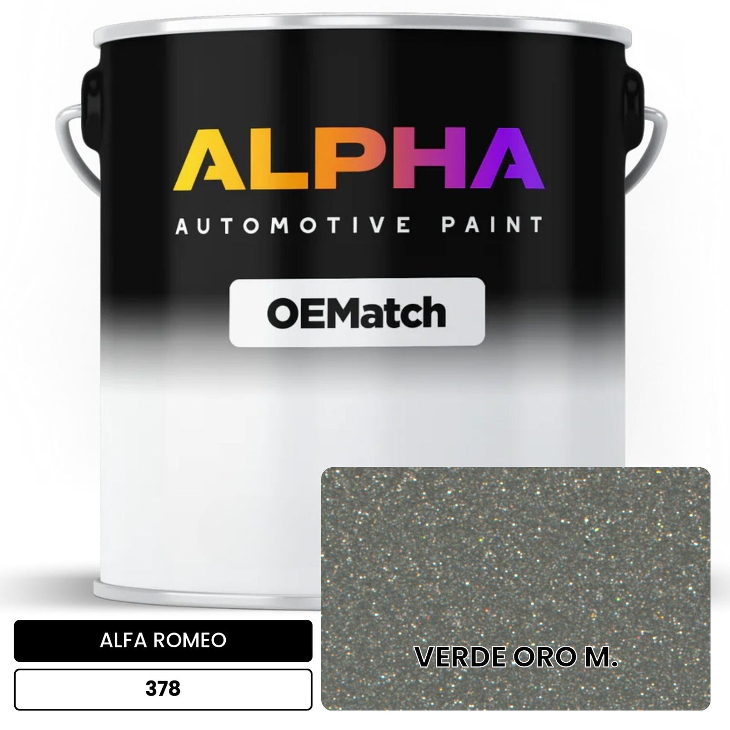 ALFA ROMEO VERDE ORO M. 378 OEMatch Basecoat