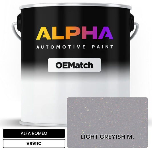 ALFA ROMEO LIGHT GREYISH M. VR911C OEMatch Basecoat
