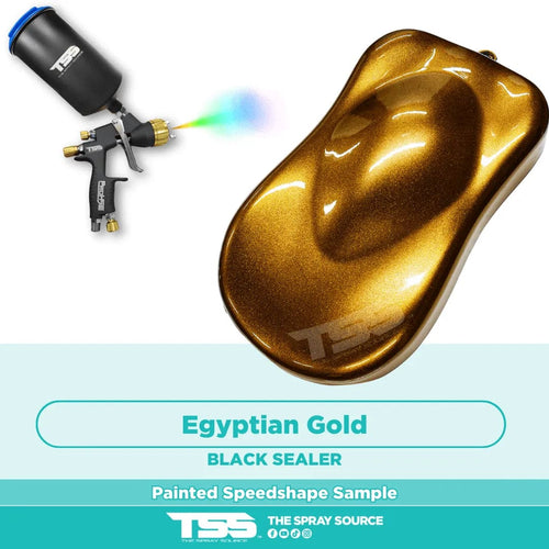 Egyptian Gold Painted Sample (Black Ground Coat)