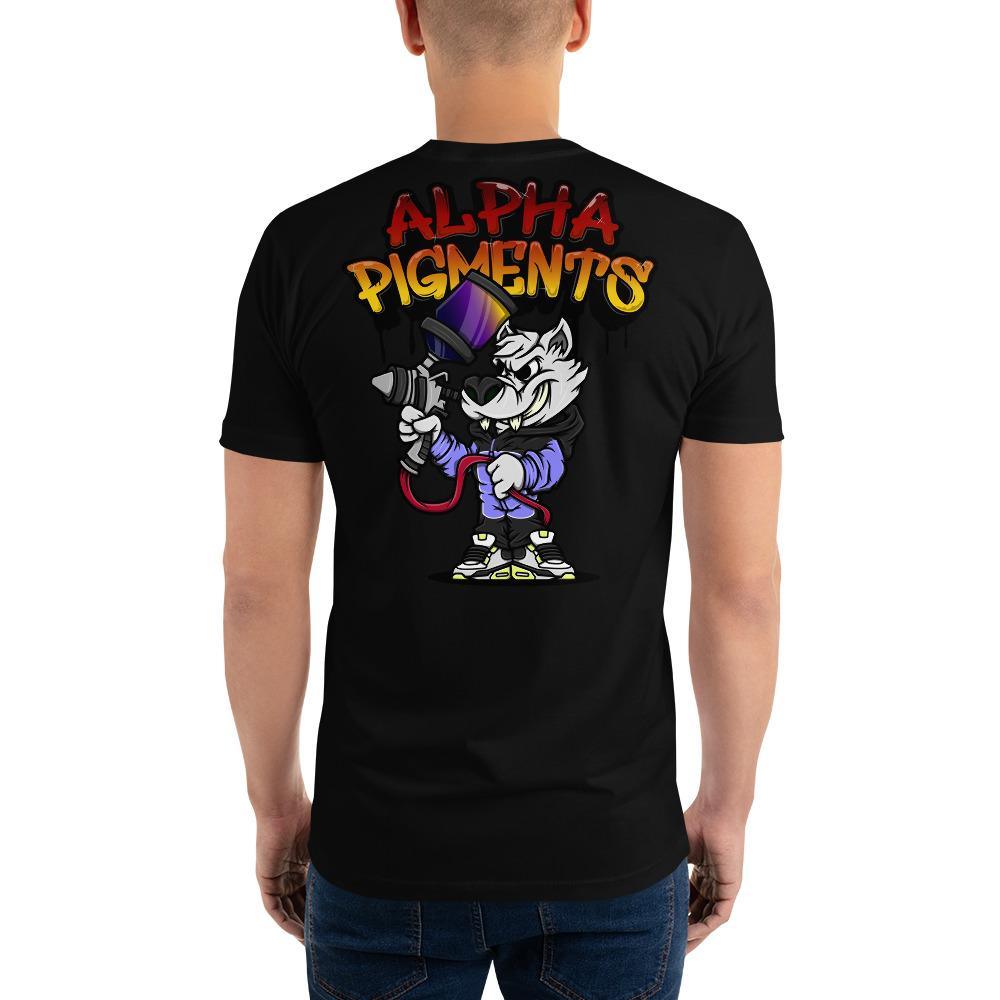 Alpha Pigments | Wolf Painting | Short Sleeve T-shirt - The Spray Source - Alpha Pigments