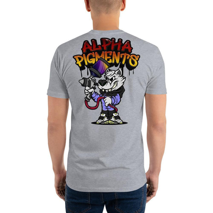 Alpha Pigments | Wolf Painting | Short Sleeve T-shirt - The Spray Source - Alpha Pigments