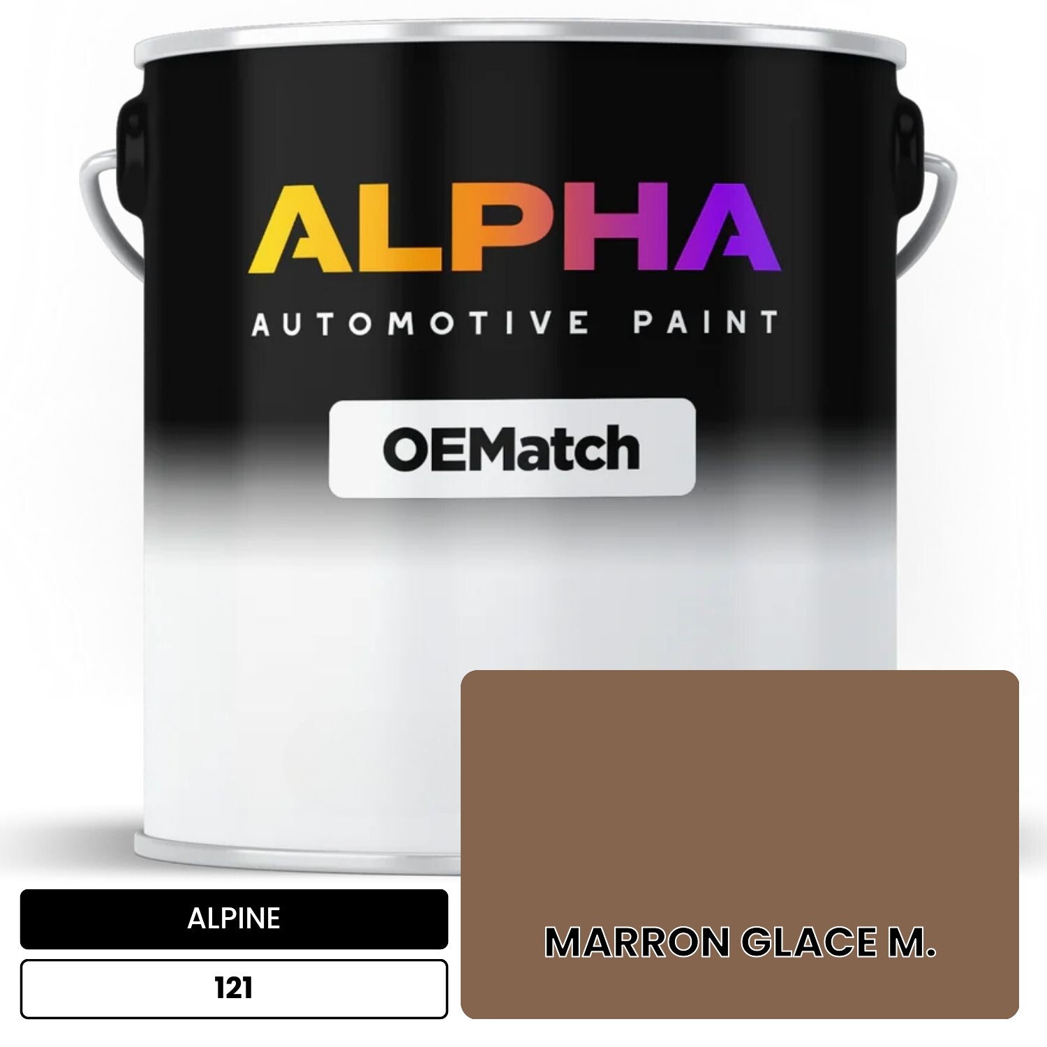 ALPINE MARRON GLACE M. 121 OEMatch Basecoat