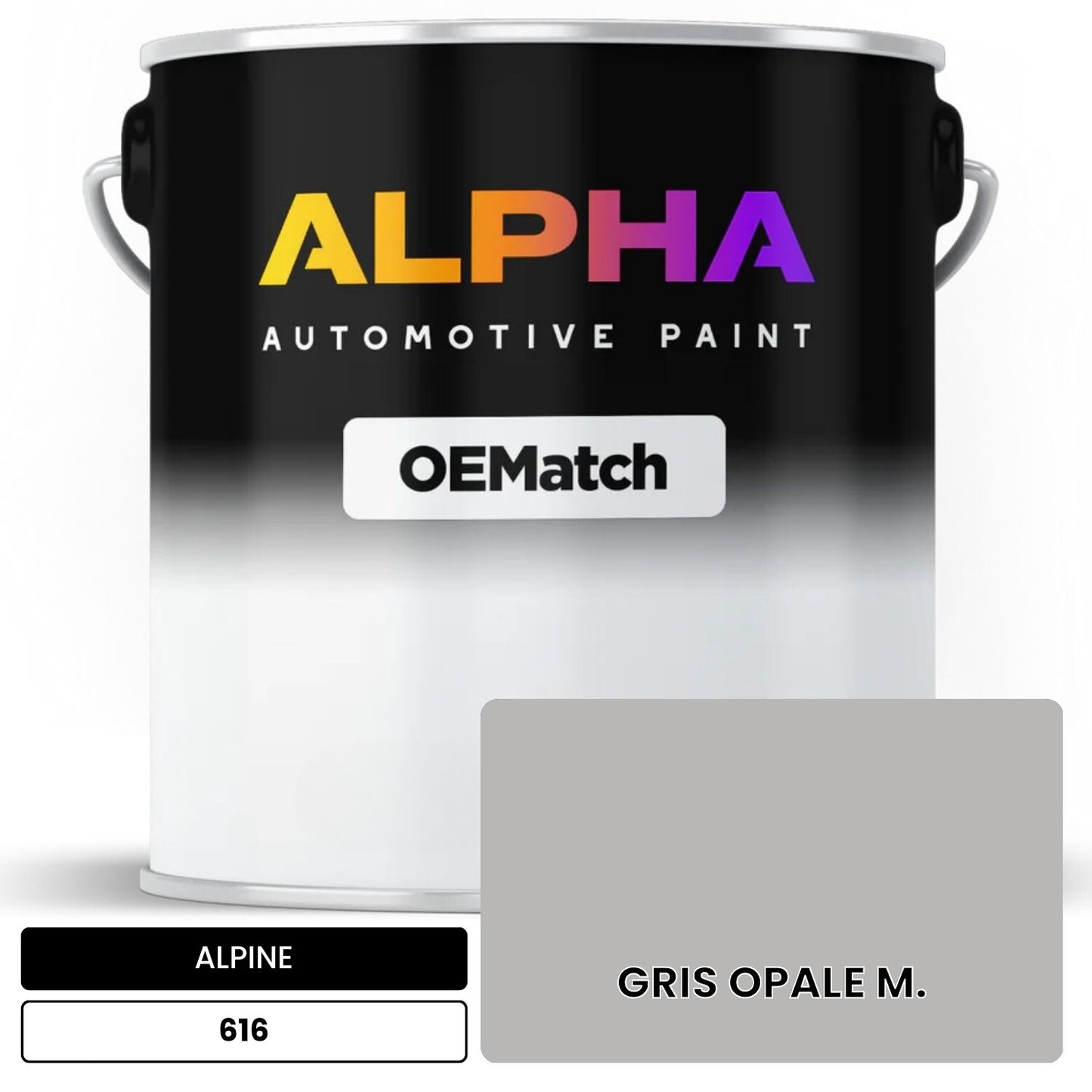 ALPINE GRIS OPALE M. 616 OEMatch Basecoat
