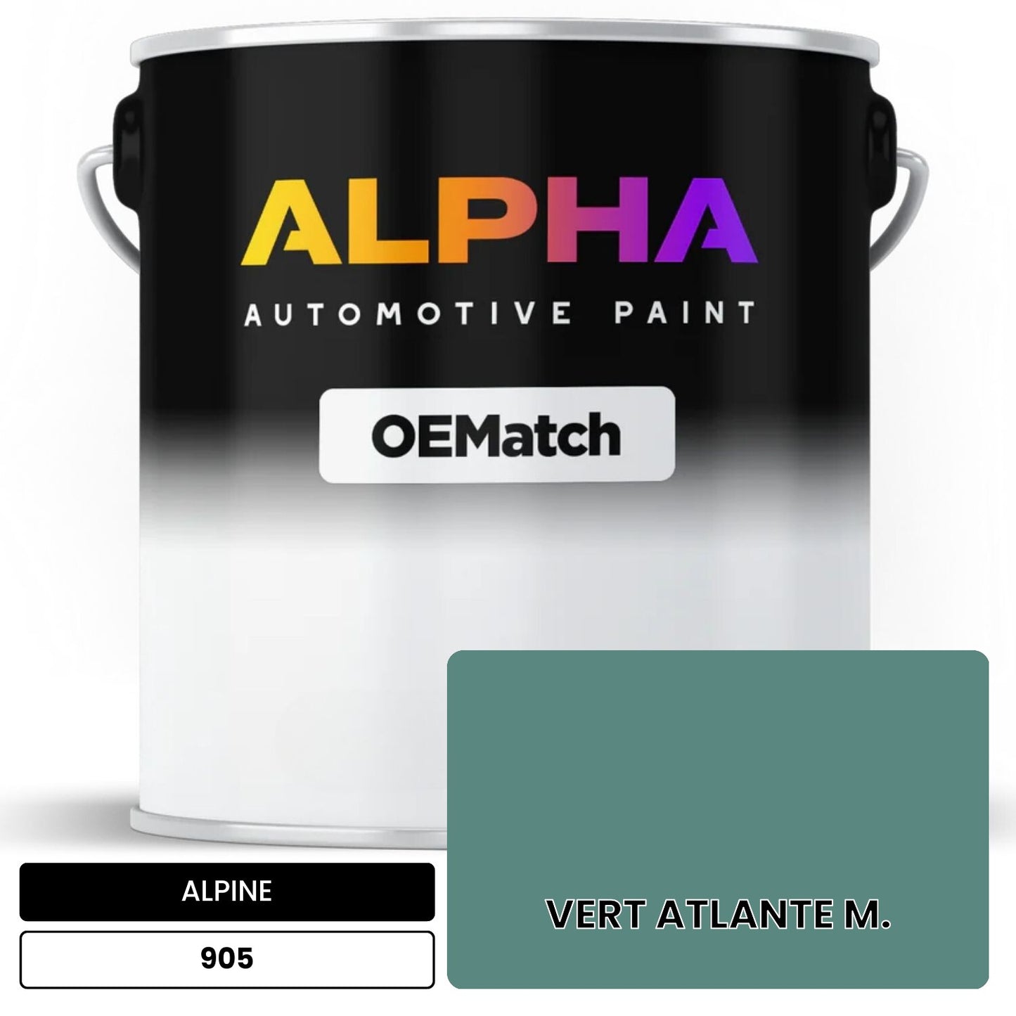ALPINE VERT ATLANTE M. 905 OEMatch Basecoat