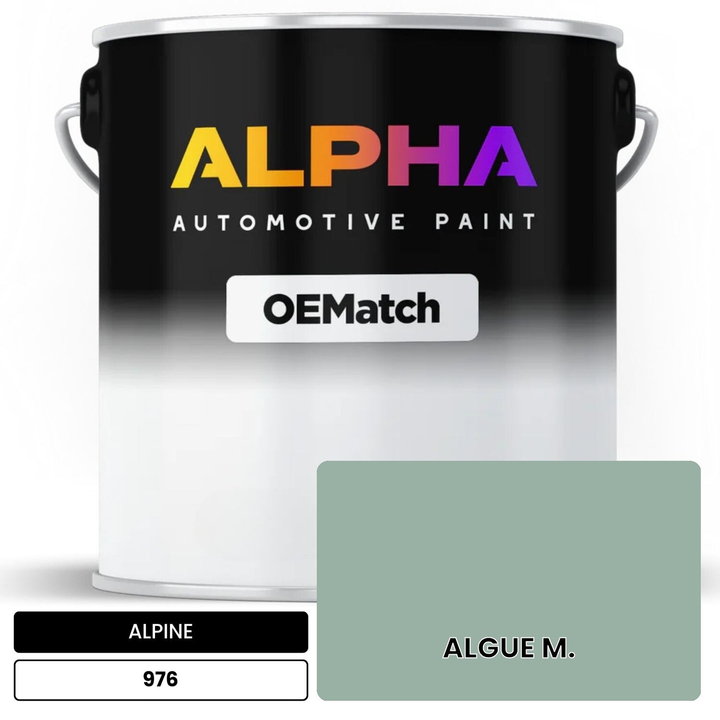 ALPINE ALGUE M. 976 OEMatch Basecoat