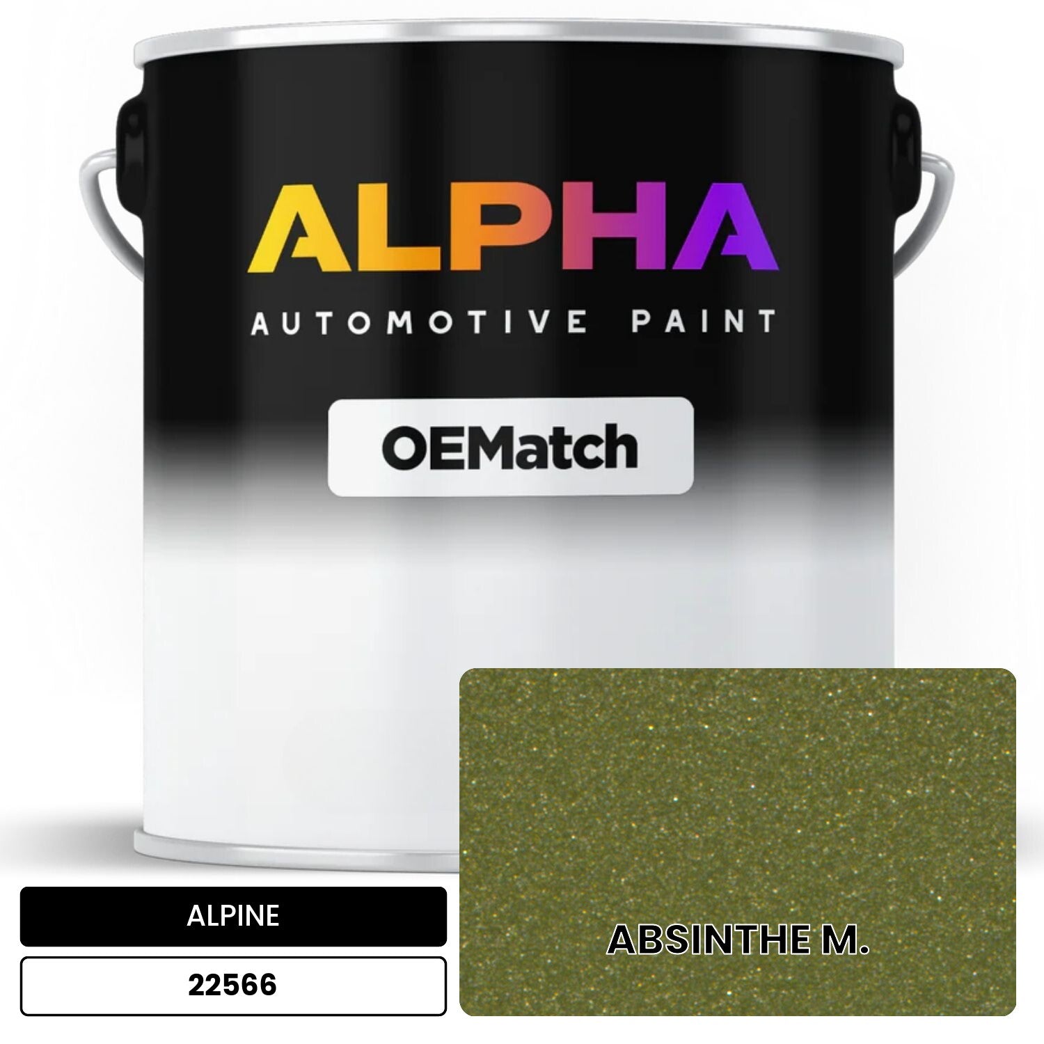 ALPINE ABSINTHE M. 22566 OEMatch Basecoat