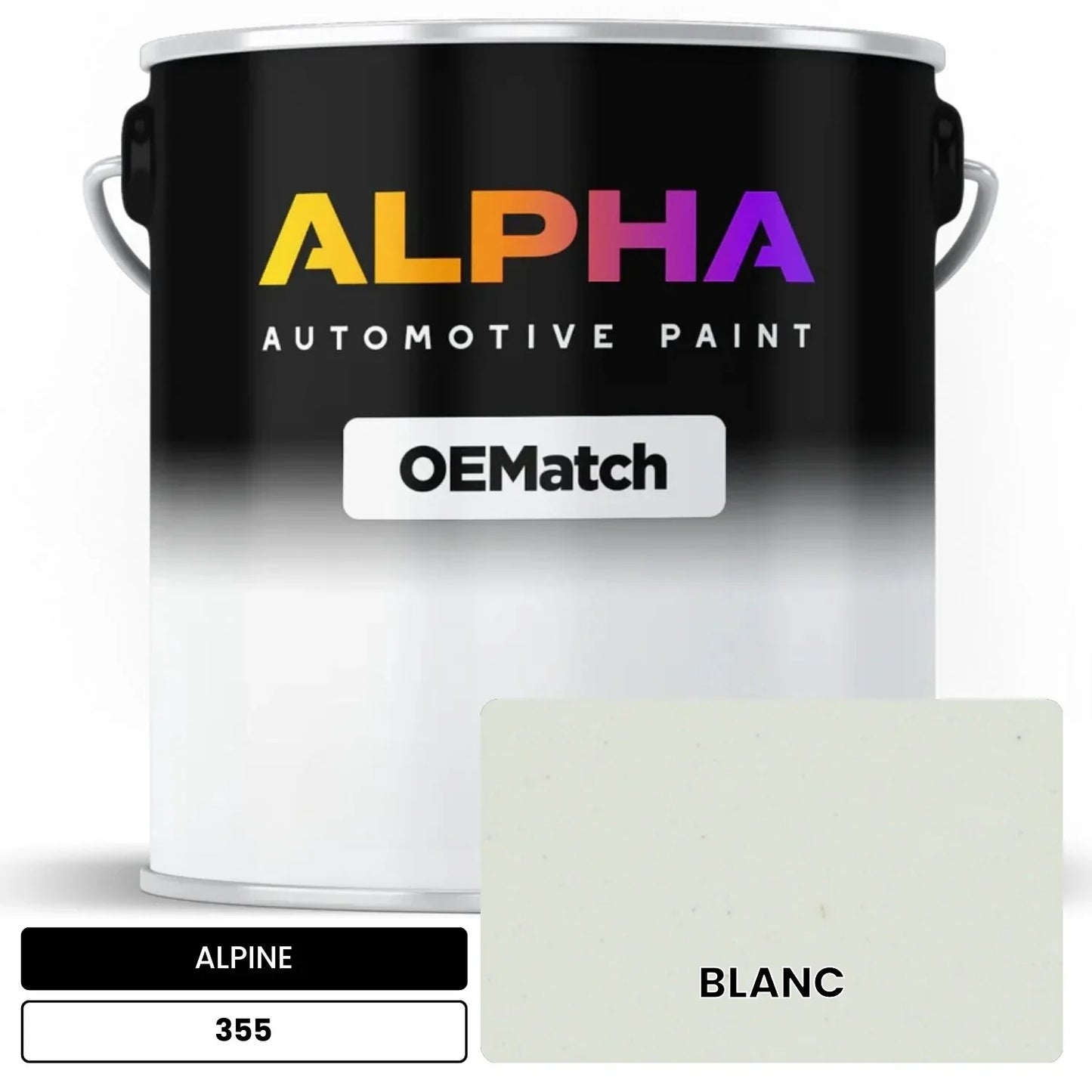 ALPINE BLANC 355 OEMatch Basecoat