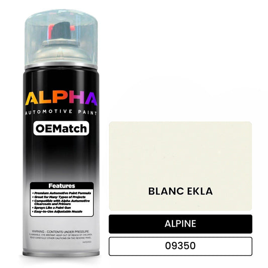 ALPINE BLANC EKLA 09350 OEMatch Spraycan