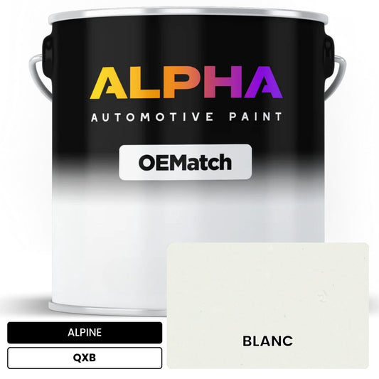 ALPINE BLANC QXB OEMatch Basecoat